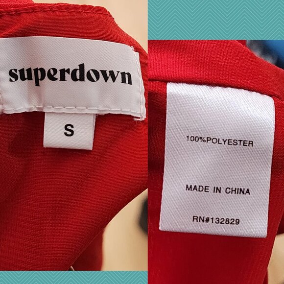 Superdown Red Dixie Strappy Backless Mini Dress - Picture 4 of 4